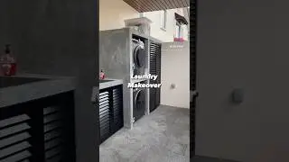 Laundry complete makeover. Old kitchen converted into my laundry area #respitehouse #architecture