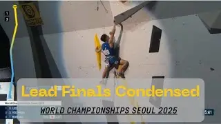 Lead Final 2025 World Championships Seoul I condensed with Timestamps, Medals & interviews