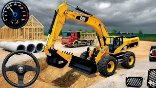 👷City Road Construction Simulator 3D 🚧 | Heavy Excavator & Truck (Android Gameplay)