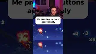 Me pressing buttons aggressively