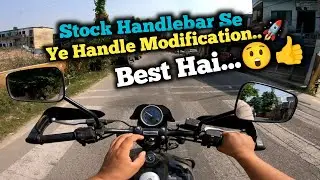 Handlebar Change Karne ke baad Handling bhot smooth ho gyi hai💪😎 || Bajaj Avenger Street 160