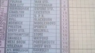Week 08, 2025 SURE PAIR: English Football Pools season