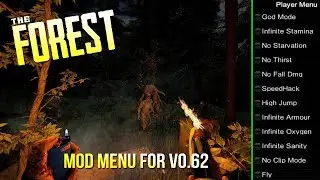 The Forest Mod Menu For v0.62 (Mediafire Link In Description)