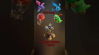Max air Defense Vs Max troops #coc #troops #coc #clashofclans #gaming #viral #shorts