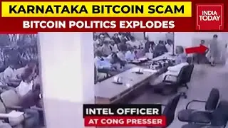 Bitcoin Scam: Karnataka Congress Releases Video Of Intel Officer At Presser