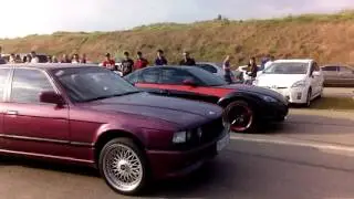 Bmw 730 vs Mazda RX8 drag