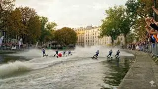 Vid&eacute;o de comp&eacute;tition de ski nautique