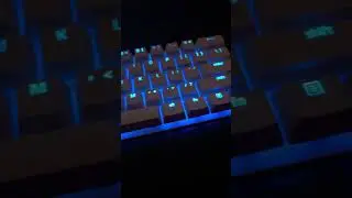 COLD FIRE! Custom keyboard effect made in Razer Chroma Studio! #gaming #keyboard #pcgaming
