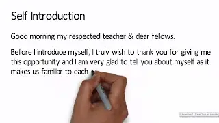 how to introduce yourself in college school university | self introduction | english writing