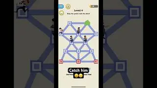 Police vs Thief Puzzle &ndash; Smart Trick to Catch the Thief Fast! 🚓💰 | Brain Game Challenge #shorts