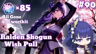 RAIDEN SHOGUN WISH PULLS|| GENSHIN IMPACT|| #raidenshogun #genshinimpact #part90