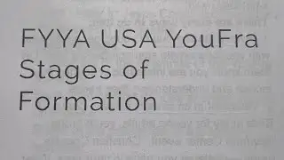 FYYA USA - YouFra Stages of Formation (Franciscan Youth and Young Adults)