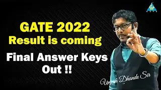 Final Answer Keys Out !! GATE 2022 Result is coming