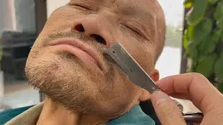 ASMR 🐫 FOR A GOOD SLEEP | SHAVING BEARDS AND DEAD SKIN FOR MAN | SHAVING ASMR EP567