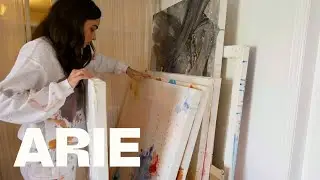 Studio Tour with Celia Lees on ARIE | Abstract Art Classes