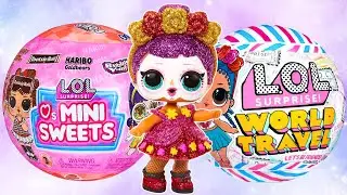 ASMR LOL Surprise Mini Sweets World Travel Balls Doll Opening #unboxing