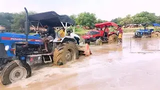jcb 3dx | Tractor power test in deep mud | tractor in mud | solis tractor | powertrack