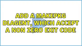 add a makepkg dlagent, which accept a non zero exit code (2 Solutions!!)