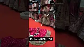 OMG Only 999 ₹ में लहंगे | इनसे सस्ते लहंगे नहीं मिलेंगे |Cheapest Bridal Lehenga Wholesale #shorts