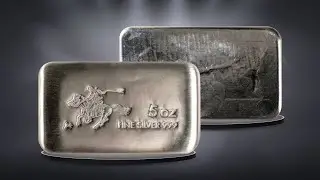 Silver 5 oz SilverTowne Pony Express Cast Bar | BOLD Precious Metals