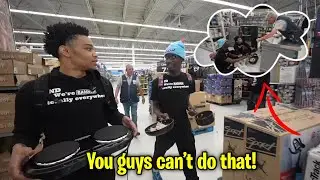 Obviously Cooking Breakfast In Walmart!