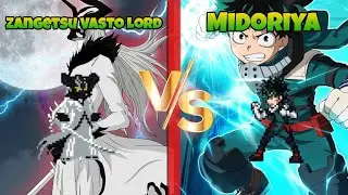 Jump Force MUGEN Zangetsu Vasto Lord vs Midoriya