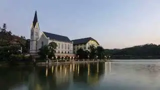 Timelapse of Hallstatt in Huizhou, China