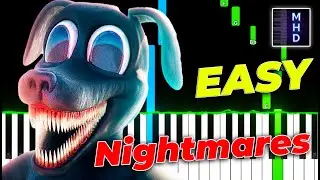 Cartoon Dog - Nightmares (Easy Piano Tutorial)