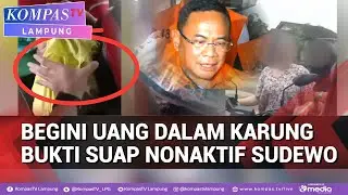 Begini Uang Dalam Karung Bukti Suap Bupati Nonaktif  Sudewo