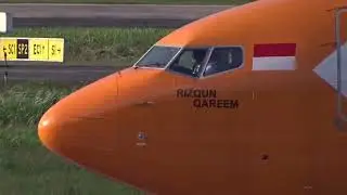 MY INDO AIRLINES TAKE OFF PILOT KELIHATAN JALAS BANGET ! #pesawat #markaspesawat #helicopter #plane