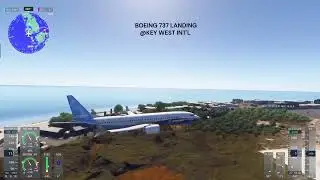 Landing a Boeing 737 @ Key West Airport #aviation #boeing737 #landing #msfs2024 #airport #keywest