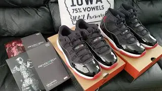 bred 11 low unboxing. and new action figures.