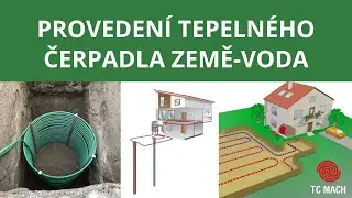 TC MACH - Provedení tepelného čerpadla země-voda