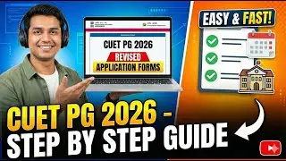 CUET PG Application Step-by-Step Guide  -  English
