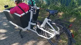 Lastenrad, Urban Arrow Family, Reichweite Test mit 500 Wh Akku im Turbo Modus