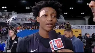 De'Aaron Fox Interview / 2018 Rising Stars Practice