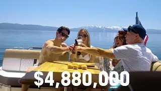 Tour this $4,880,000 home with private lake frontage on Lake Tahoe | Cinematic Real Estate Video