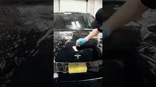 Prepping this Tesla with a smooth paint correction and then shielded with paint protection film