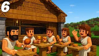 J'ouvre mon restaurant grecque sur Minecolonies  ! Minecraft Minecolonies 6