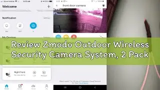 Review Zmodo Outdoor Wireless Security Camera System, 2 Pack 1080p Full HD Smart Home Indoor Outdoor