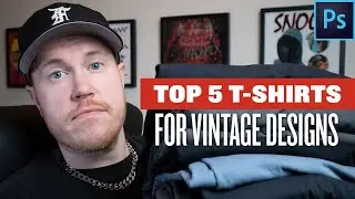TOP 5 T-Shirt Blanks For PRINTING VINTAGE DESIGNS (Wholesale Brands)