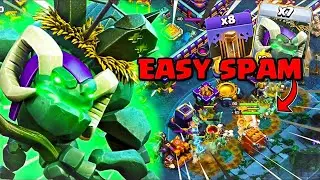 Th15 New WitchGolem Powerful Attack Strategy- Clash Of Clans #coc #clashofclans #th15attackstrategy