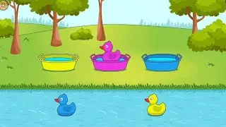 Kids Games Duck color with water tab color matching ☺️☺️☺️☺️ #kids #kidsgames #kidslearning