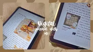 ~&deg;&bull;🍘🦢Digital journal with me~&deg;&bull;🍘🦢 #digitaljournaling