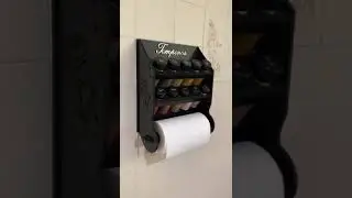 Porta Condimentos Temperos Papel Toalha Mais Potes