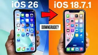 iOS 26 Downgrade to iOS 18.7.1 - How to Downgrade iOS 26 - Remove iOS 26 from iPhone