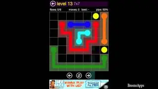‪Flow Free 7x7 level 13 (Regular Pack Medium)‬