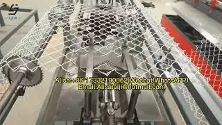 Automatic Single Wire Chain Link Fence Diamond Mesh Weaving Machine Manufacturer Best Price
