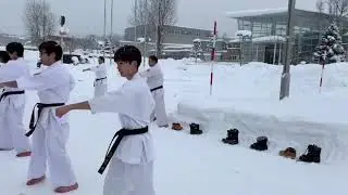【極真北海道】2019年冬合宿 外稽古