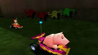 [PS1] Toy Story Racer - Race Tournament Challenge: Cash and Carry - Hamm